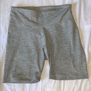 Grey Biker Shorts